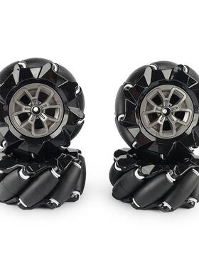 80mm麦克纳姆轮 mecanum wheel 全向轮塑料麦轮 ros车轮一套四只