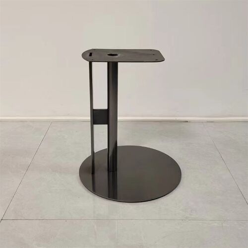 家用大理石不锈钢边几腿底座沙发边几腿支架岩板奢石小圆桌角几腿