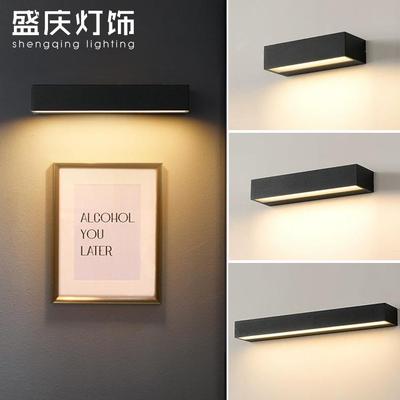 户外防水led门牌壁灯向下照长条灯室外广告招牌门头灯庭院外墙灯