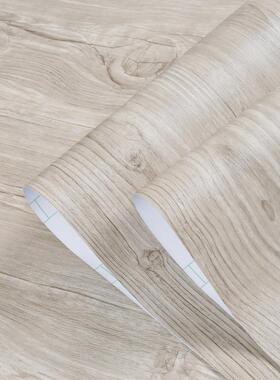 A6L灰色原木贴纸仿木纹整张门贴纸自粘防水家具翻新壁柜子橱柜门