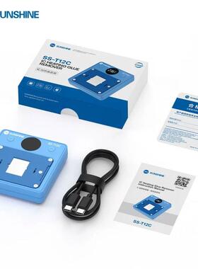 新讯SS-T12C手机固定CPU字库IC芯片加热除胶平台维修工具夹具卡具