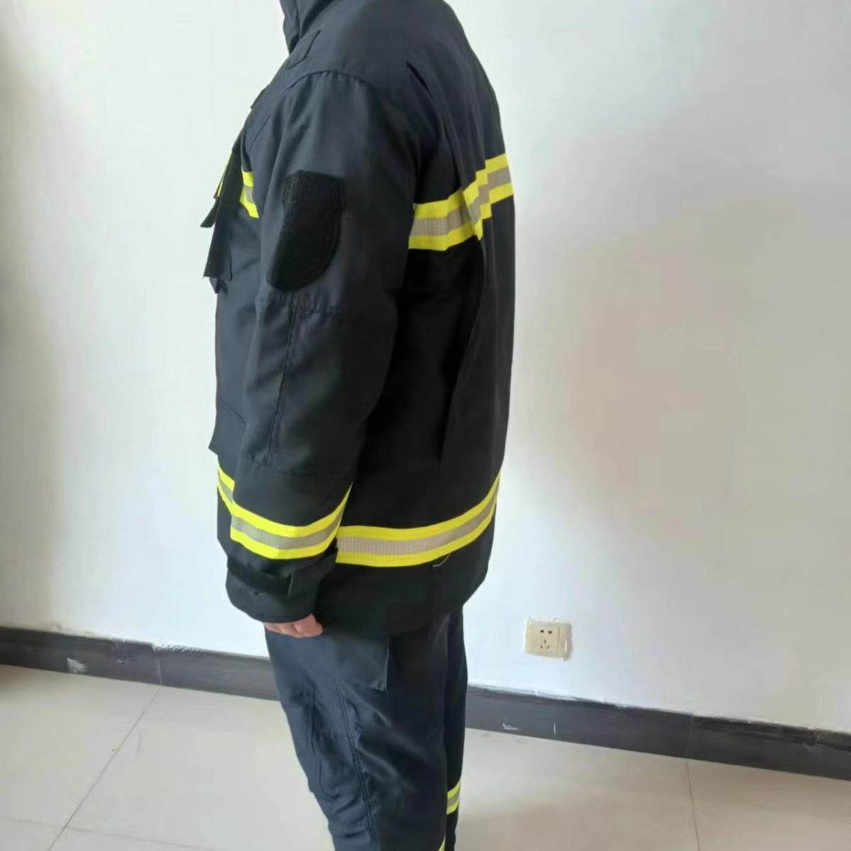消防认证消防员灭火防护服套装防火隔热服战斗防火服厂家特价