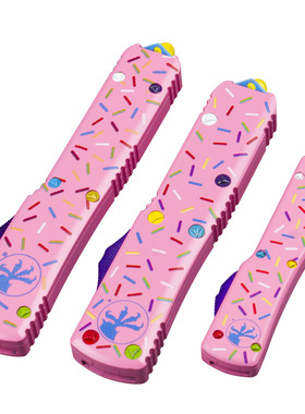 微技术UT85甜甜圈大中UTX70小号刀鞘直出CNCEDC户外工具粉色刀柄