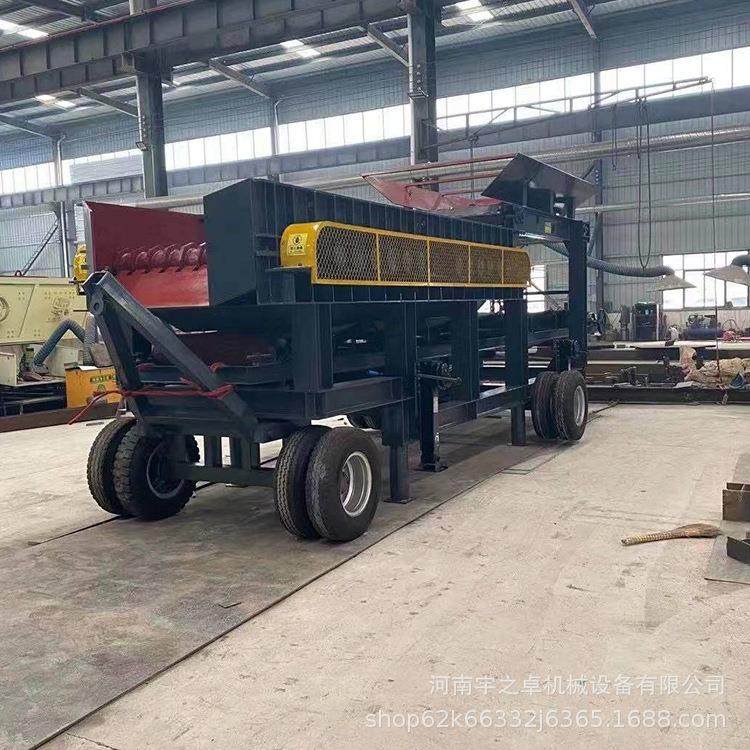 眉山泥石分离机宜宾大型黏土石头筛分机达州可移动式砂石分离机