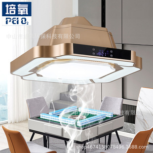 吸烟净化排烟麻将室专用吸烟机棋牌室自动升级无管道
