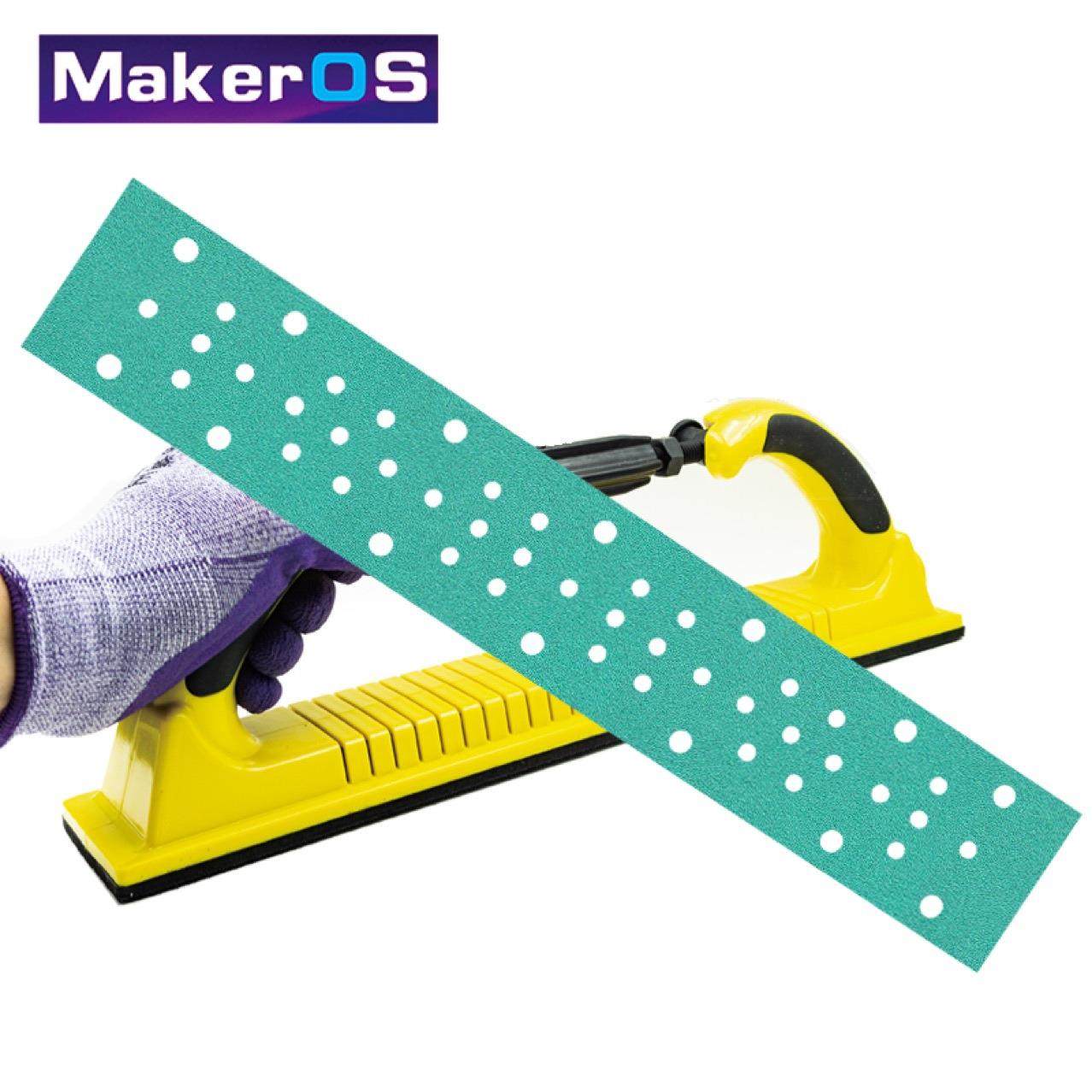 FZ88陶瓷磨料薄膜绿砂70x420mm 70x400mm 多孔旋风代替长条砂纸