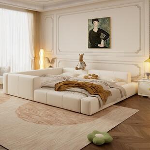 亲子床一家三四口带护围栏榻榻米二胎家庭婴儿童3m超大加宽拼接床