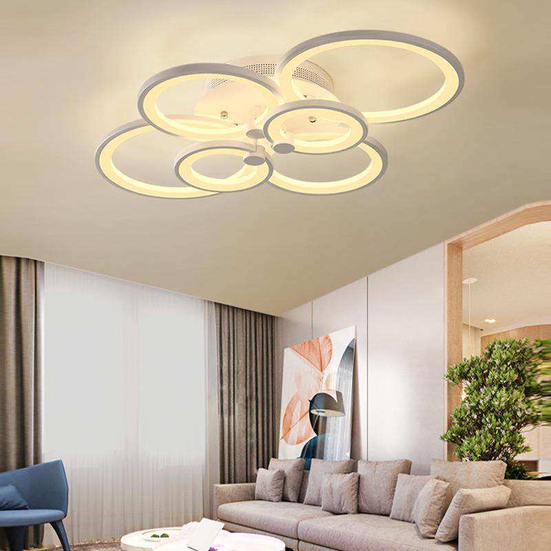 后现代简约圆形客厅吸顶灯 大气时尚圈圈组合led书房卧室吸顶灯,鲜花速递/花卉仿真/绿植园艺,割草机/草坪机,淘宝优惠券,粉丝福利购,淘宝优惠卷