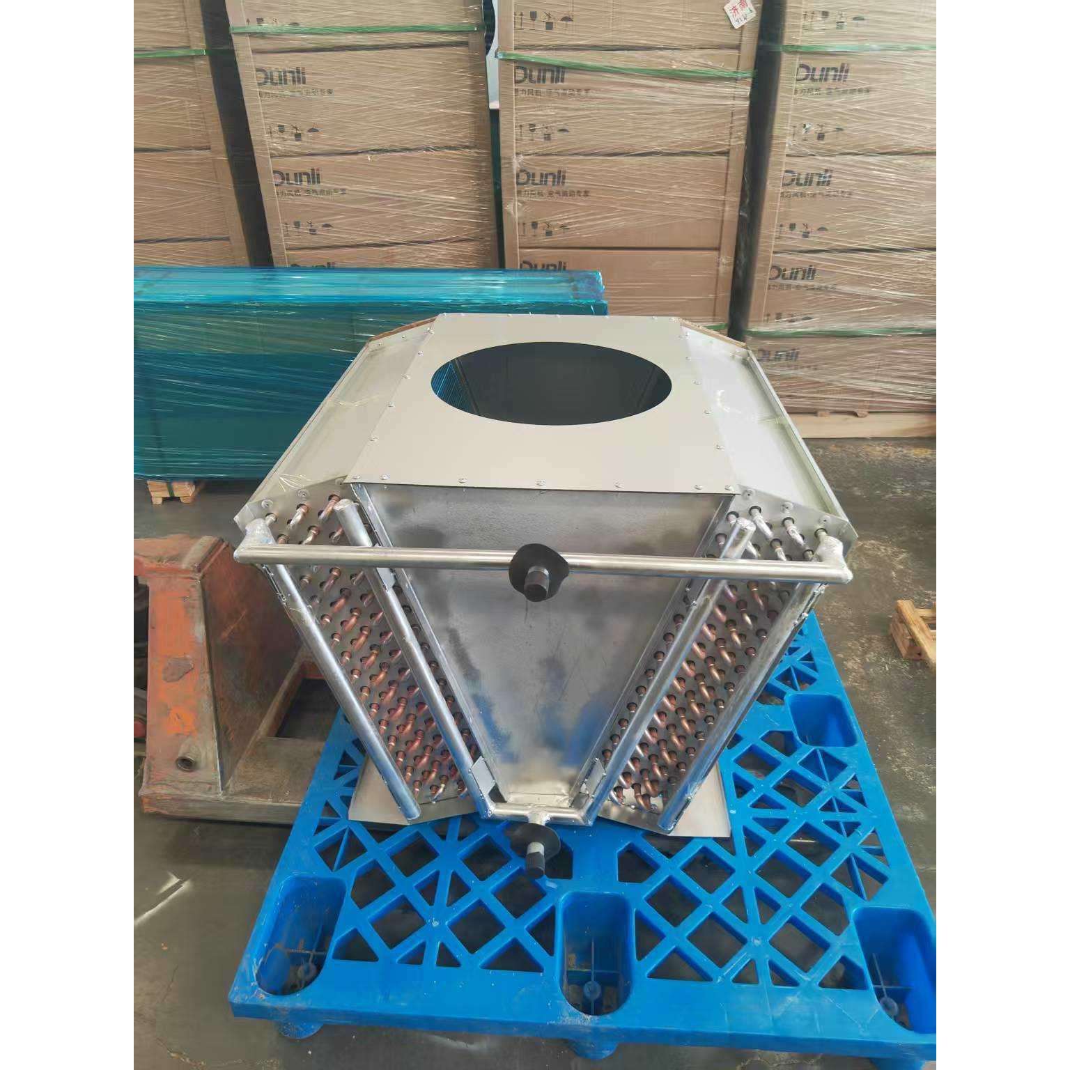 V型干冷器干式冷却器空冷器空气散热水冷翅片式换热器工业不锈钢
