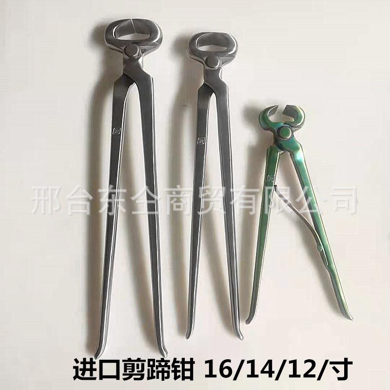 修马蹄工具 马蹄钳 牛羊钳子剪子16/14/12 马房用品马术马具