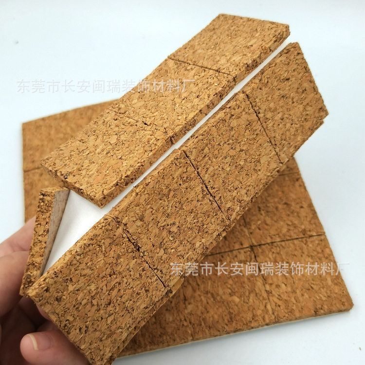 高密度软木玻璃垫中空玻璃防滑静音方形软木胶垫eva软木垫减震