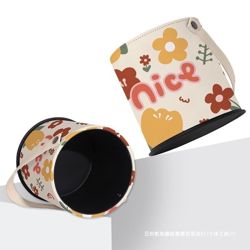 车载垃圾桶网红多功能后排挂式收纳置物盒防水卡通杂物筒车上包邮