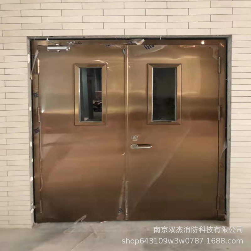 304不锈钢甲级防火玻璃门