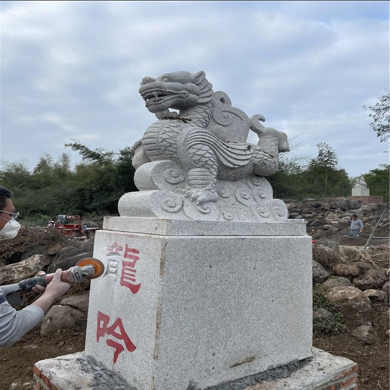 青石四神兽门口庭院手工石雕