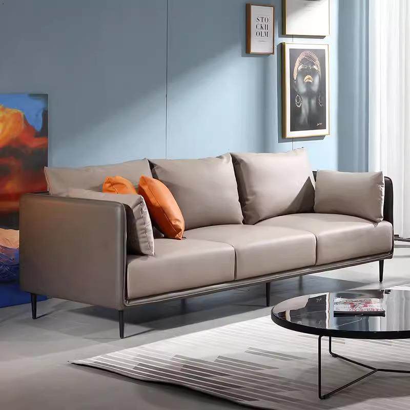 创意皮沙发简约现代三人位会客洽谈接待工业风办公沙发茶几组合,商业/办公家具,沙发,淘宝优惠券,粉丝福利购,淘宝优惠卷