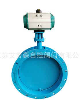 气动通风蝶阀D641W-1C气动调节大口径高温通风法兰蝶阀蝶