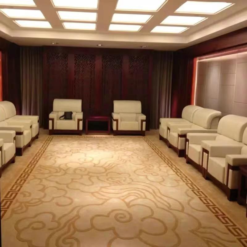 手工会议室公司满铺加厚地毯会客厅商务贵宾接待室工程酒店大地毯
