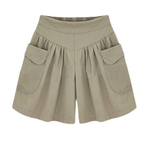 Plus Large Size Womens Chubby Girl Wide Leg Shorts Womens