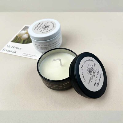 Ins Styl Soyban Wax Tinplat Can Tin Box Aromathrapy Candl Co