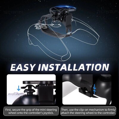 Steering Wheel For PS5 Controller Racing Games Gamepad Repla