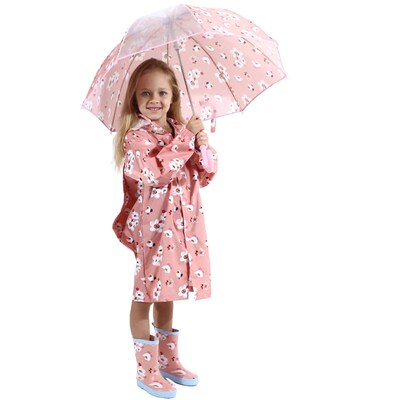 Raincoat Children Rain Poncho Boys Girls Poncho with Schoolb