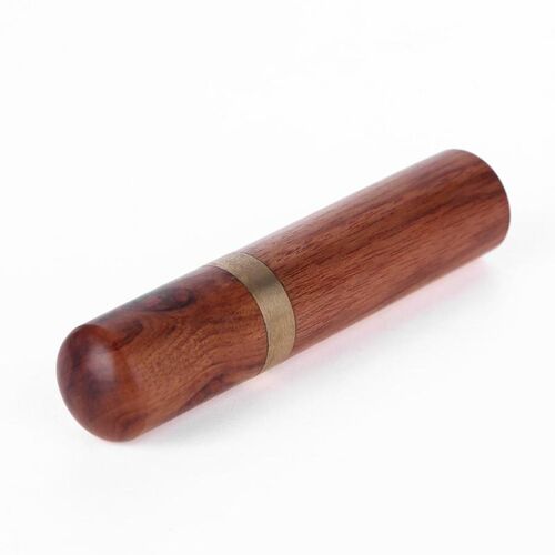 Hand Sewing Needles Wood Box Embroidery Mending Holder Bottl