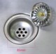 Sink Strainer Stopper Stainless Plug Kitchen Waste Sin Steel