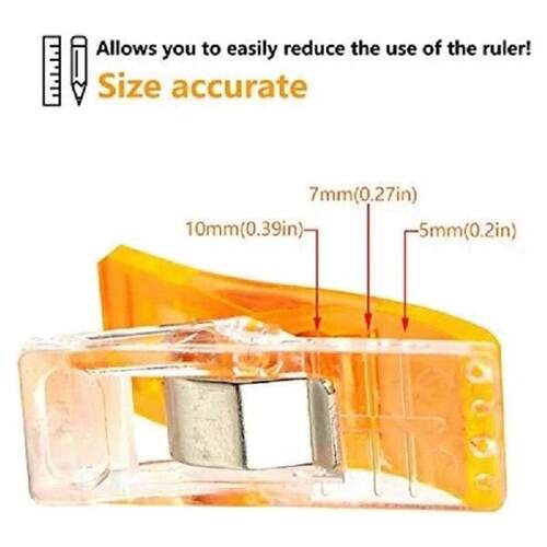 New Premium Plastic Clips 100 Pack Sewing Clips For