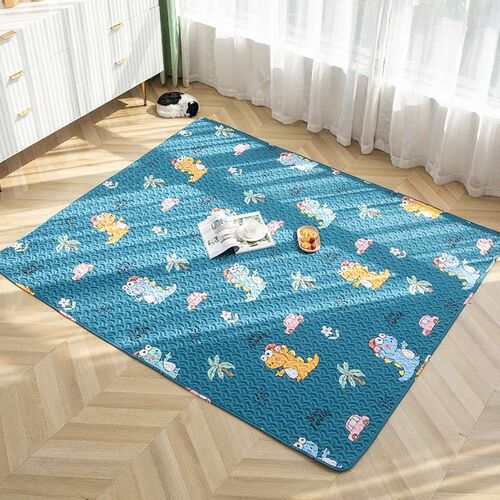 Nordic Cotton Fabric  Floor Mat Home Bedroom Coffee Table Ta