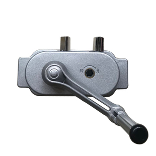 升降晾衣架手摇器配件 晾衣架通用免打孔手摇器两孔三孔孔距可调