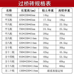 方十八枚耐火砖加宽加长窑炉高铝耐高温粘土过桥砖大尺寸耐火砖块