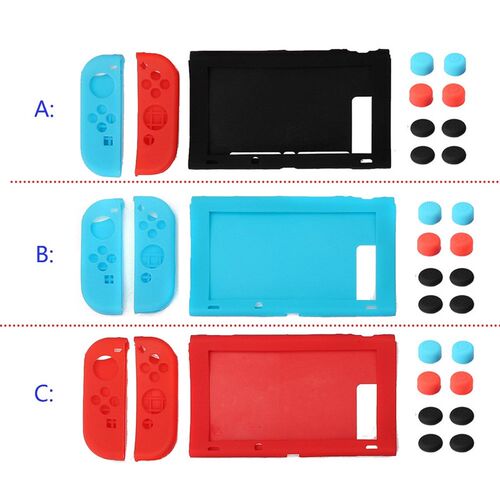 11 In 1 Silicone Case Cover Joystick Cap for Nintendo Switc