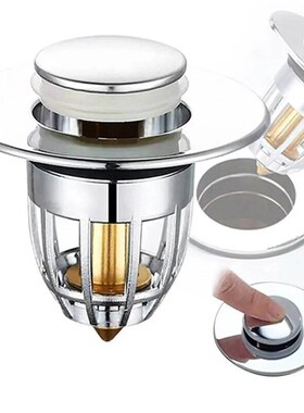 Bathroom Sinkj Plug Stopper Wash Basin Core Bounce Up Drain