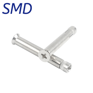 30不锈钢沉头十字内膨胀螺丝平头内置 膨胀螺栓内置拉爆MM8M10