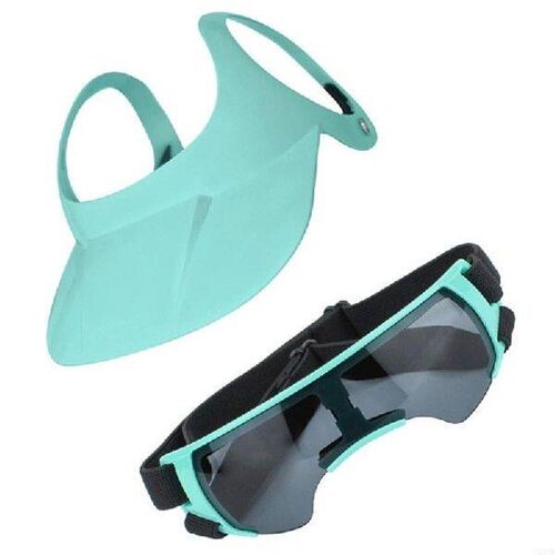 Q39B Regulable Dog Helmets and Protective Goggles Suit