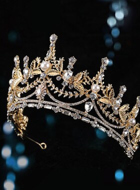 Luxury Zircon Bridal Tiaras Wedding Crown Rhinestone Headban