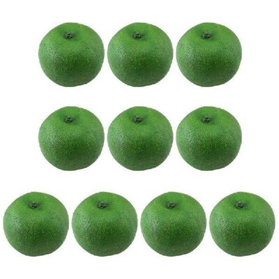 10Pcs Simulations Artificial Orange Decorative Fake Fruit