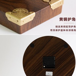 台钟座钟客厅家用时尚现代中式坐钟创意时钟桌面钟表摆件静音丽声