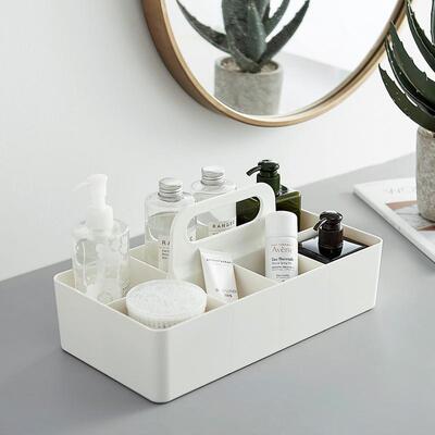 Divide a case to organize sundry to receive basket bathroom