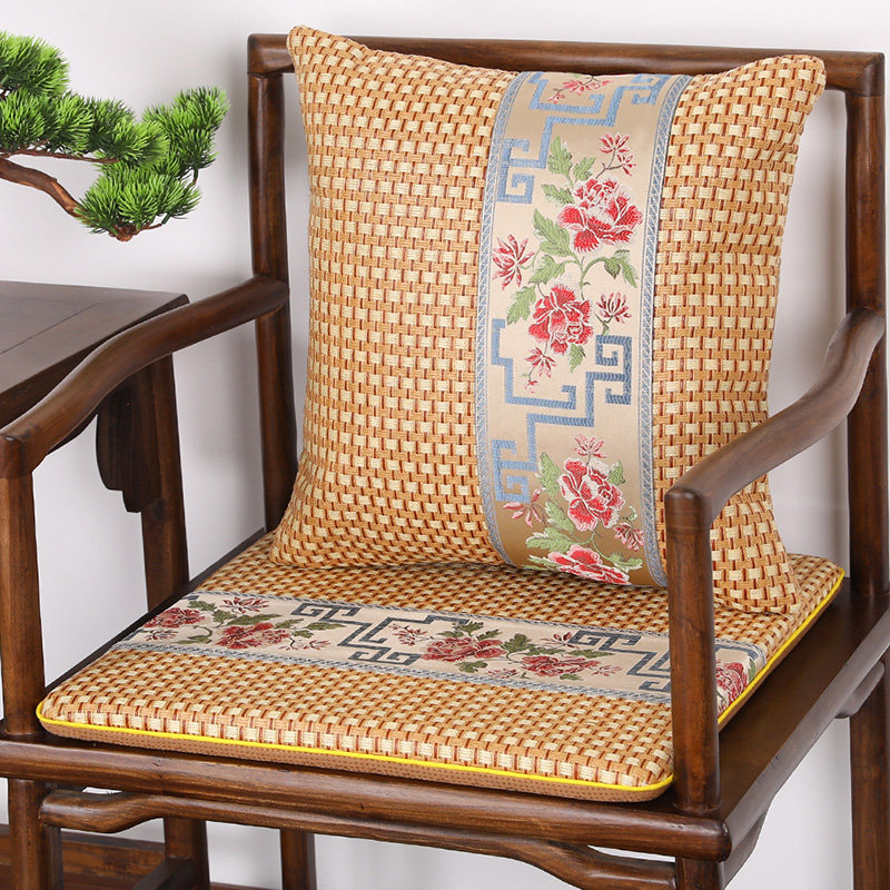 红木沙发坐垫夏天冰丝椅子防滑藤席凉席垫子中式实木家具茶餐椅垫,居家布艺,椅垫,淘宝优惠券,粉丝福利购,淘宝优惠卷