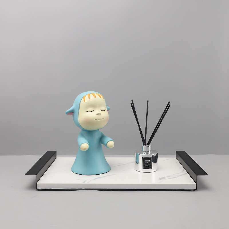 现代简约金属大理石方形托盘摆件客厅卧室玄关酒店软装家居装饰品,3C数码配件,其它配件,淘宝优惠券,粉丝福利购,淘宝优惠卷