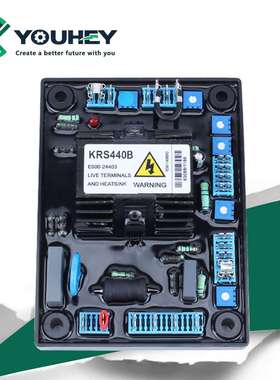 KRS440无刷发电机AVR稳压器 欠频保护调节器 调压板