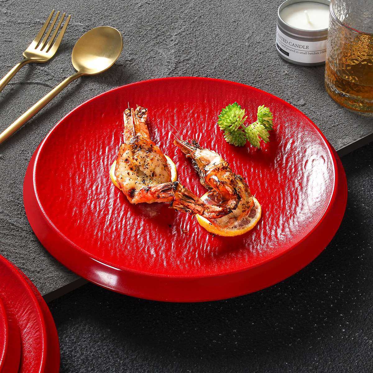 祥源美密胺火锅餐厅摆菜圆盘西餐意面配菜盘高端牛扒牛排餐盘商用,3C数码配件,其它配件,淘宝优惠券,粉丝福利购,淘宝优惠卷