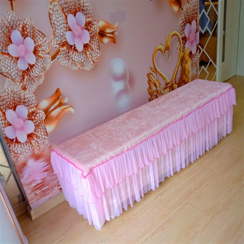 公主风电视柜茶几桌布布艺粉白蕾丝韩式现代家用客厅防尘罩盖巾,居家布艺,桌布,淘宝优惠券,粉丝福利购,淘宝优惠卷