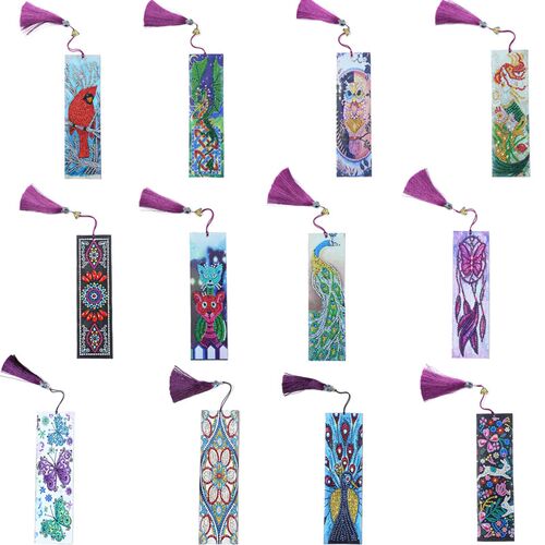 Diamond Painting Bookmark 5D DIY Special Shaped Diamond Art