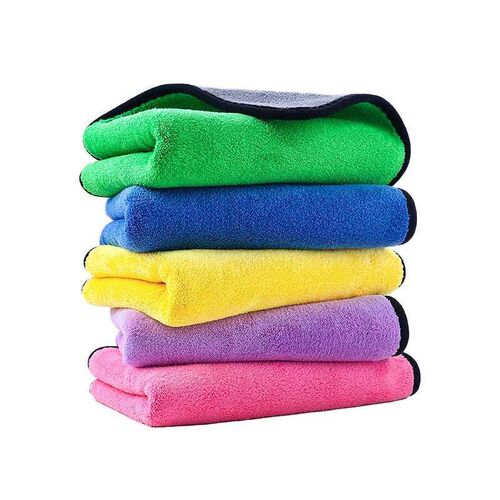 Coral fleece car wash towel 60*160cm large car towel double