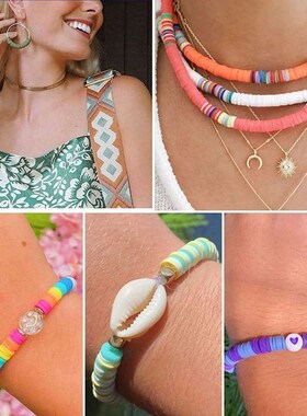 6000 Pieces of Clay Beads Soft Pottery Beads Handmade Jewelr