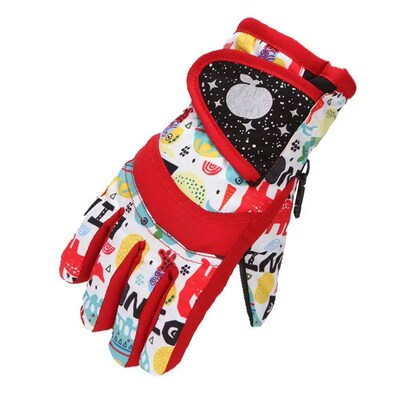 Kids Unisex Winter Snow Ski Gloves Children Mittens Outdoor