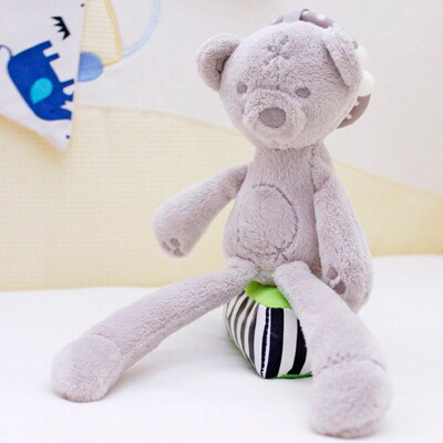 cute Baby Crib Stroller Toy Rabbit Bunny Bear Soft Plush inf