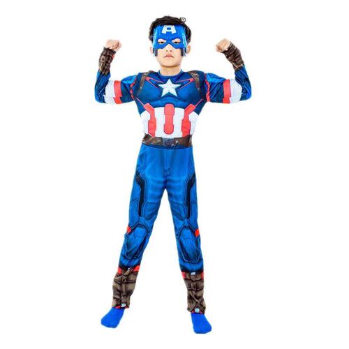 Avengers Endgame Child Deluxe Captain America Costume and